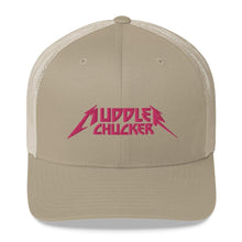 Load image into Gallery viewer, Pink Metal Muddler Trucker Hat - Chucker Fly Apparel
