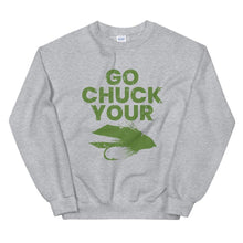 Load image into Gallery viewer, Go Chuck Your Sweatshirt - Chucker Fly Apparel

